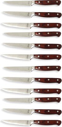 Pakka 12Pc Stainless Steel Steak Knife Set