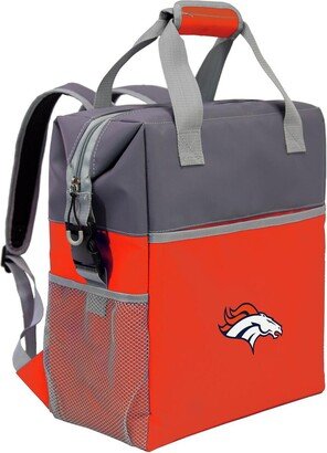 Denver Broncos Colorblock Backpack Cooler - Gray, Red