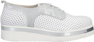 MERCANTE DI FIORI Lace-up Shoes White