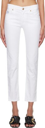 White Slim-Fit Jeans-AA