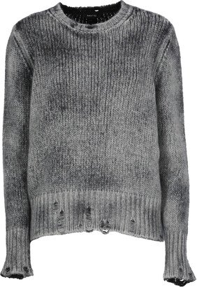 Cashmere, Merino Wool And Silk Sweater