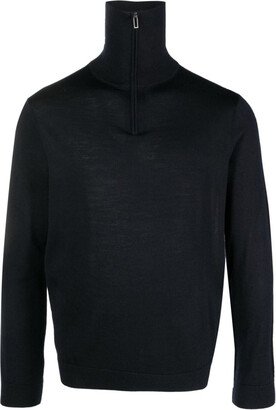 Wool high-neck jumper-AA