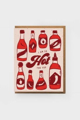 Boss Dotty Hot Sauce Love Greeting Card