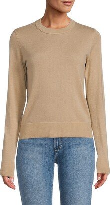 Wool & Cashmere Crewneck Sweater-AA