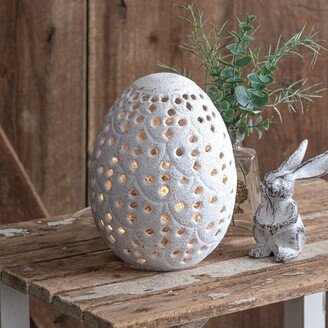 Perforated Tabletop Egg - 6'' dia. x 8''H