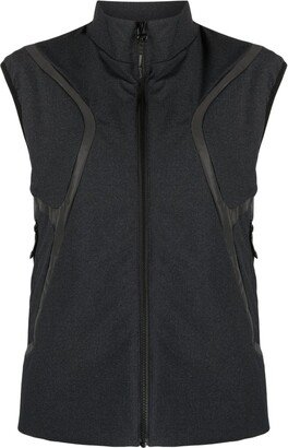 J.LAL Flash stand-up collar gilet