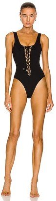 Saharienne Swimsuit in Black