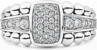 Caviar Spark Pave Diamond Ring