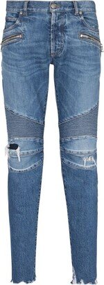 Distressed Slim Jeans-AA