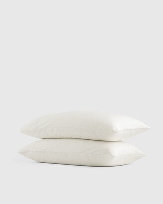 Luxury Organic Sateen Embroidered Pillowcase Pair