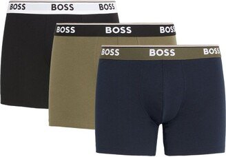 Stretch-Cotton Power Boxer Briefs (Pack Of 3)