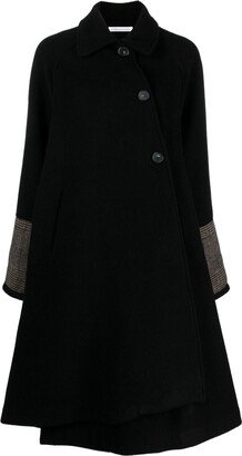 Asymmetric Single-Breasted Coat