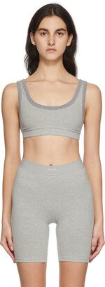 Grey Outdoor Basics Scoop Neck Bralette