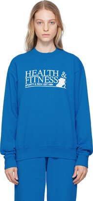 Blue Fitness Motion Sweatshirt