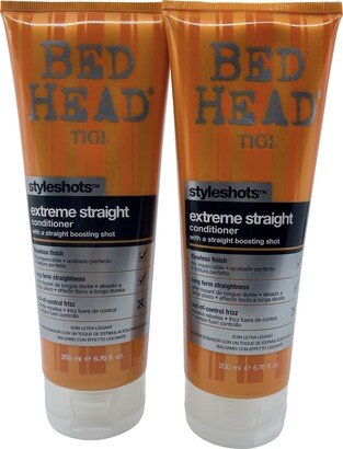 Bed Head Styleshots Extreme Straight Conditioner 6.76 OZ Set of 2