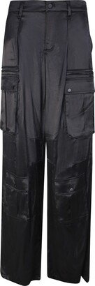 Black Cargo Joette Trousers