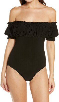 Jose Empire Off the Shoulder One-Piece Swimsuit