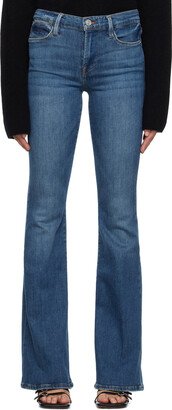 Blue 'Le High Flare' Jeans