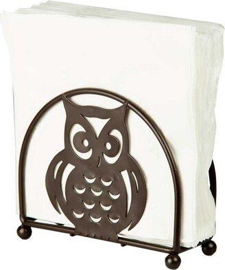 Owl Napkin Holder, Bronze