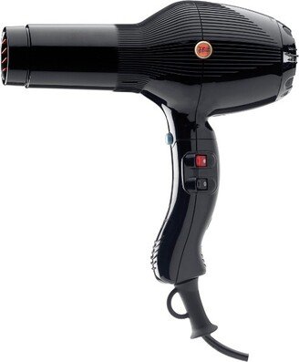 Gamma+ 5555 Professional Turbo Tourmalionic Super Hot Hair Dryer Black