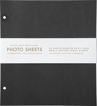 PRINTWORKS Small Photo Album Refill Paper Black Pkg/10