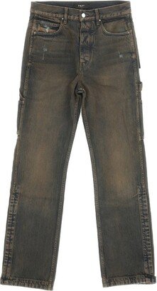 Distressed Cargo Jeans-AA