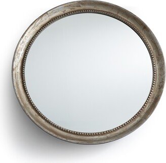 La Redoute Interieurs Afsan 100cm Solid Mango Wood Round Mirror