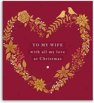 The Proper Mail Company Wife Winter Foliage Christmas Card