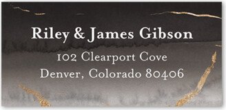 Address Labels: Weathered Wash Address Label, Gray, Address Label, Matte