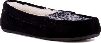 Faux Shearling Lined Blouclé Slipper