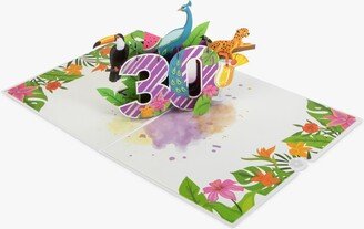 Cardology Pop Up 30th Birthday Card