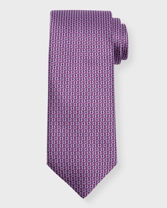 Men's Tonal Dot Silk Tie