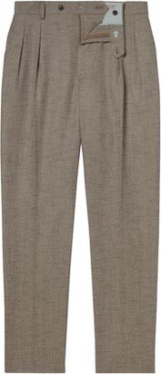 Fursac Wool trousers with herringbone