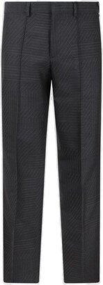 Shadow FF Motif Straight-Leg Trousers