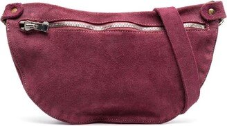 Zip-Fastening Suede Belt Bag