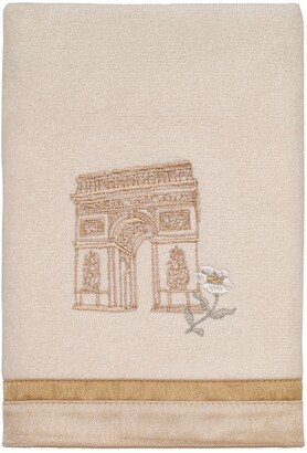 Paris Botanique Embroidered Cotton Hand Towel, 16