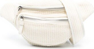 Ribbed Knitted Belt Bag