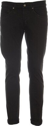 Button Detailed Straight Leg Jeans-AL