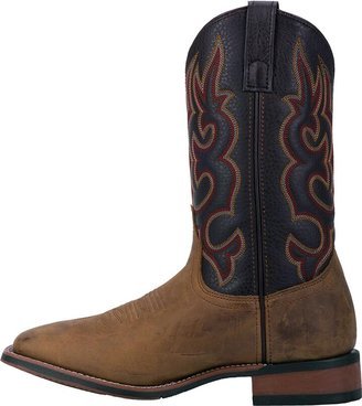 Mens Lodi Square Toe Roper Dress Boots Mid Calf - Brown - Size 12 3E