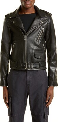 Classic Leather Moto Jacket