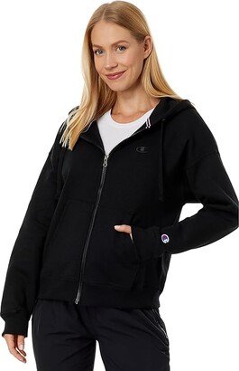 Powerblend(r) Full Zip Hoodie (Black) Women's Clothing