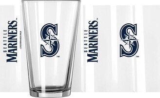 Seattle Mariners 16 Oz Team Wordmark Game Day Pint Glass