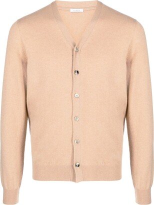 V-neck cashmere cardigan-BU