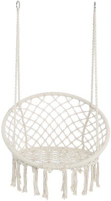 Hammock Swing Chair Macrame Swing Hanging Cotton Rope