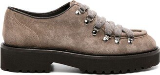 Suede Lace-Up Shoes-AA