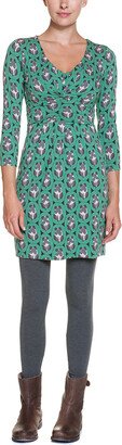 Green Geometric Floral Print Tunic