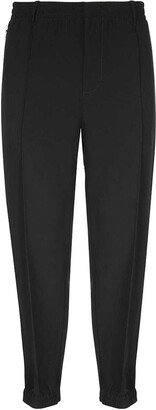 Mid-Rise Straight-Leg Trousers-EG