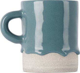 Drippy Pots Navy Cylinder Mug