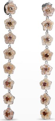 Pink Mother-of-Pearl Morganite Earrings