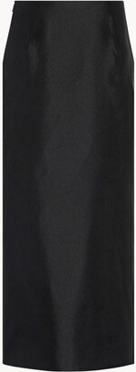 Kanita Side Slit Midi Skirt